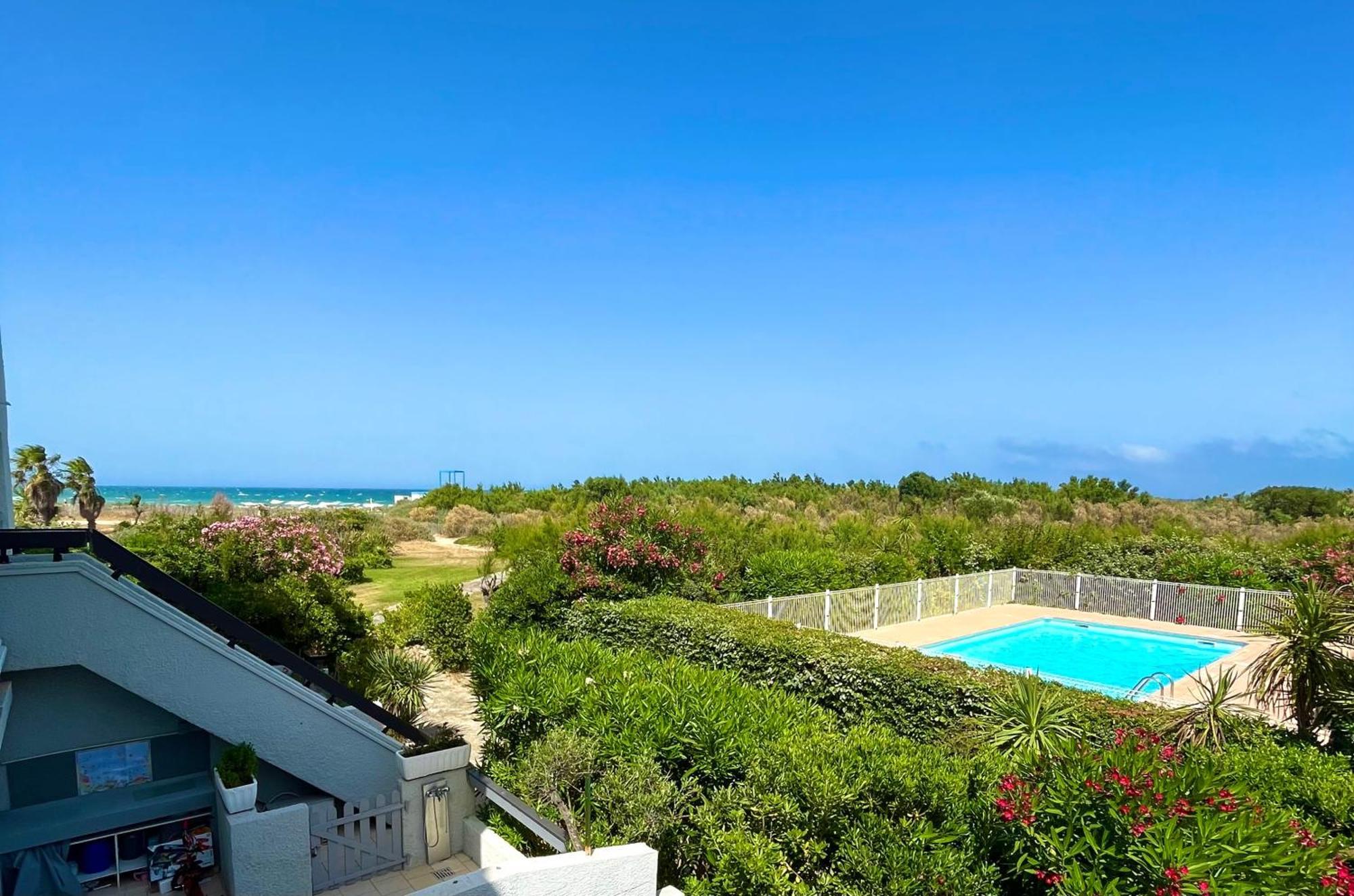 Appartement Entre La Lagune Et La Mer Avec Piscine, Direct Plage, Vue Partielle Mer Saint-Cyprien  Εξωτερικό φωτογραφία
